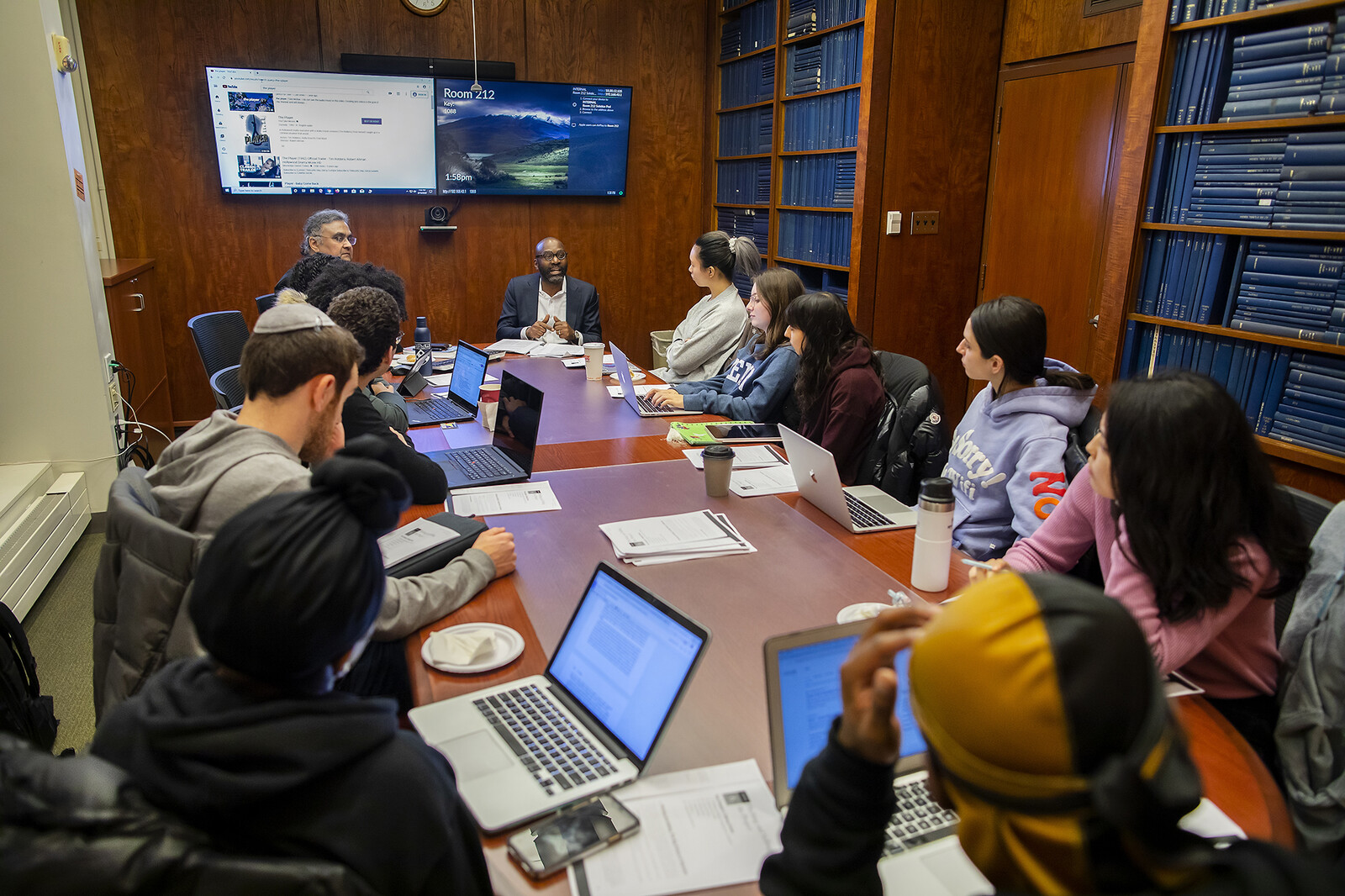 john jackson lecturing in hbo class